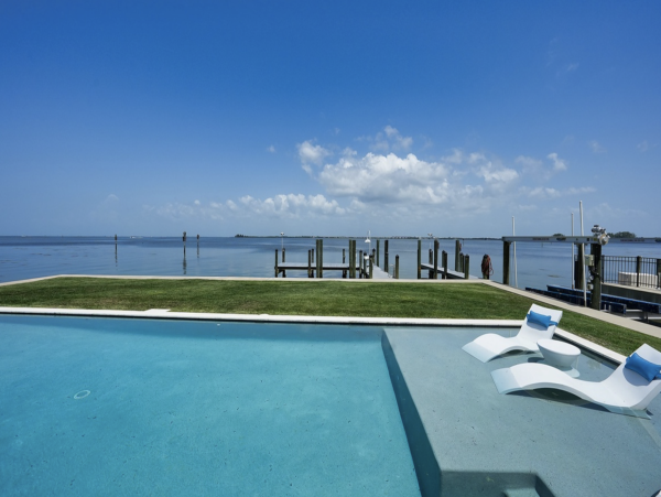 Bayfront Luxury Vacation Rental in Holmes Beach with Private Dock, Pool & Spa
